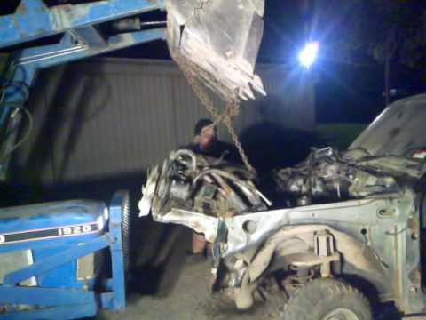 Nissan patrol gearbox removal #8