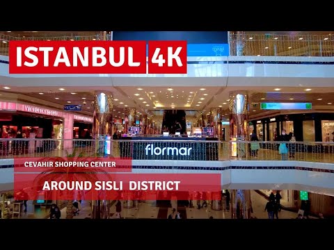 Istanbul Şişli District Walking Tour 30 November 2021|4k UHD 60fps