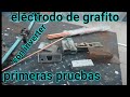 electrodo de grafito carbón pruebas