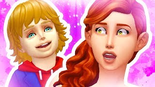 I'VE NEVER BEEN MORE AFRAID OF A SIM 😳 // Random Genetics Toddler to Adult Challenge: The Sims 4