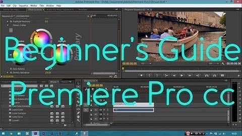 Learn Premiere Pro in 10 minutes! Tutorial video for beginners.