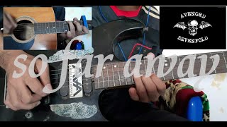 So Far Away - Avenged Sevenfold (Guitar Cover) feat Fatin Majidi