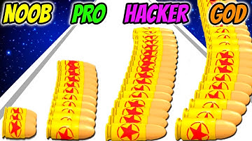 Bullet Army Run - NOOB vs PRO vs HACKER vs GOD
