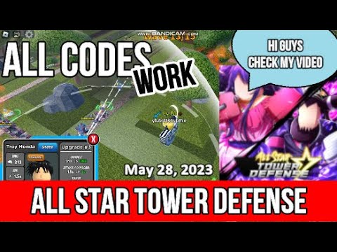 All Star Tower Defense Codes 2023 ( May )