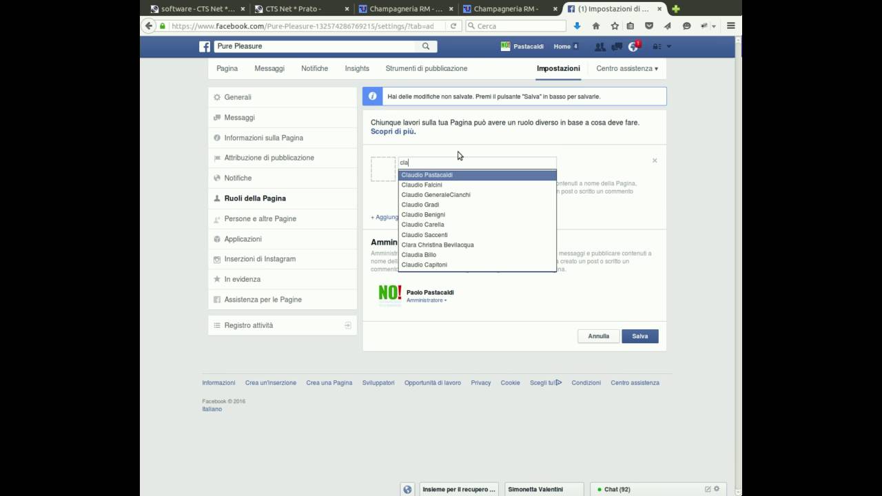 Aggiungere un'Amministratore alla Pagina Facebook - …