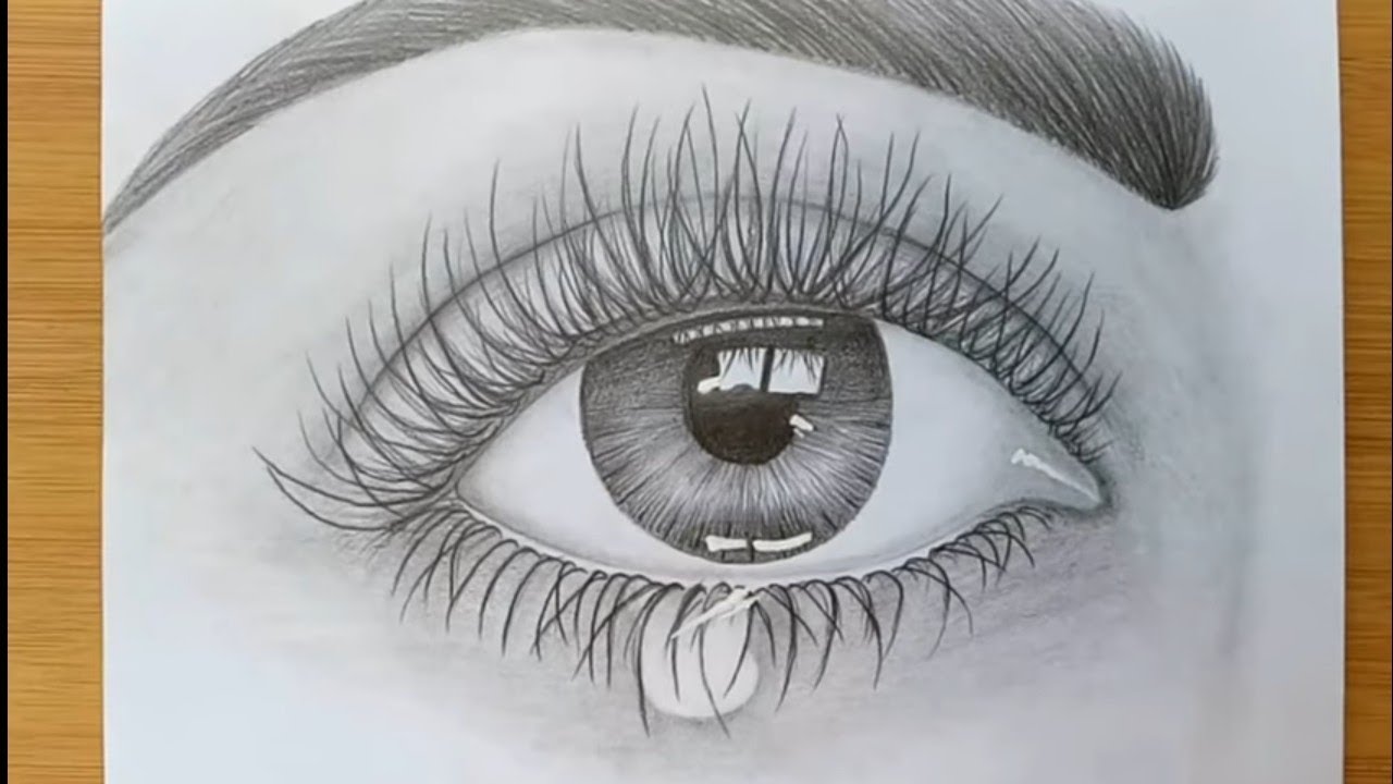 Easy way to draw a realistic eye for Beginners || How to ...