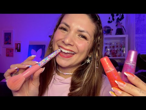 ASMR Doing Your Makeup while You Fall Asleep (German)