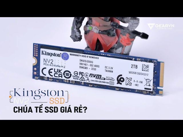 SSD chúa tể giá rẻ, ông hoàng hiệu suất 2022? - KINGSTON NV2 | GEARVN