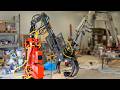 Building a Fully Hydraulic Harvester Boom With a Working Grapple