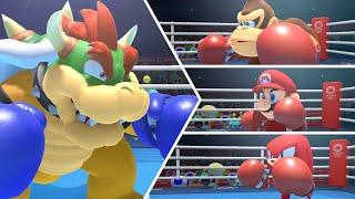 Boxing (Hard) Bowser VS Donkey Kong Mario & Knuckles -Mario & Sonic At The Olympic Games Tokyo 2020