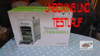 Tepro Toronto Steakgrill [ Unboxing und Testlauf ]