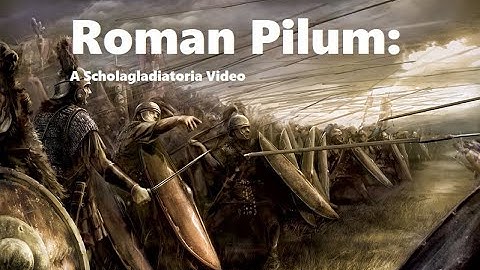 Roman Pilum - ScholaGladiatoria Mini Documentary