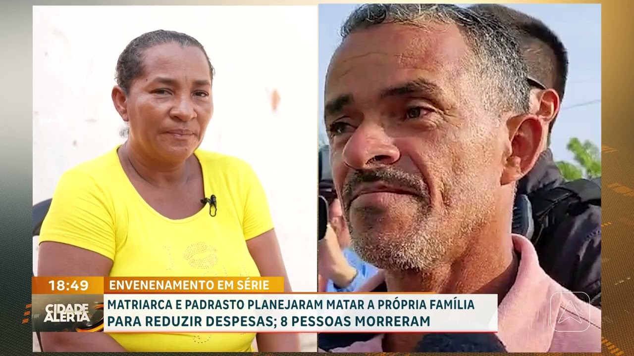 Padrasto e matriarca agiram juntos em caso de envenenamento da própria família em Parnaíba, Piauí