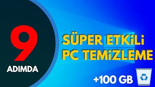 PC DİSK TEMİZLEME VE BOŞ ALAN YARATMA | DERİN TEMİZLİK!! (PROGRAMSIZ) screenshot 3