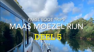 Parel Boot-Trips 2024 deel 5 Maas Moezel Rijn Route van Tihange (B) naar Namen (B)