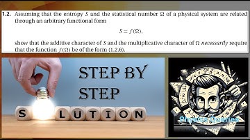 Statistical Mechanics R.K. Pathria problem 1.2 Solution