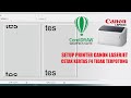 CorelDraw - Setup Ukuran Kertas Canon Laserjet LBP6030 Hasil Cetak Kertas F4 Tidak Terpotong