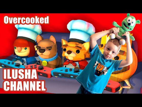 Видео: Илюша и папа в overcooked 2 - часть 3