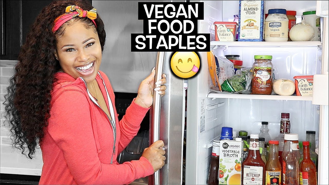MY TOP 25 VEGAN FOOD STAPLES! (beginner friendly) - YouTube