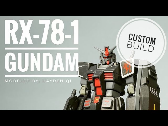 ガンプラ】RG 1/144 キャスバル専用 ガンダムRX-78/CA GUNDAM