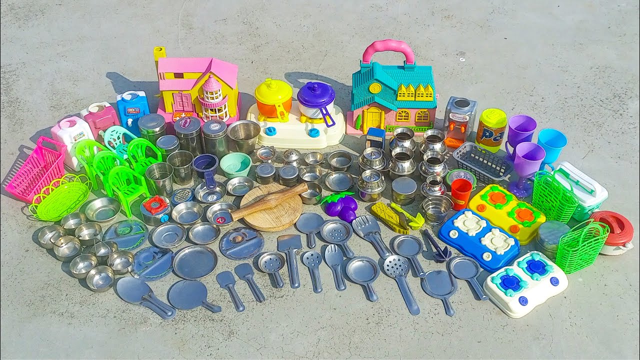 14:16 Minutes Satisfying with Unboxing Hello Kitty Tiny Kitchen Set | Playset Kitchen Cooking Toys