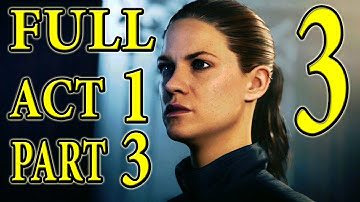 Quantum Break Walkthrough Gameplay Act 1/ Part 3 - Library Chase Rescue Will [1080p Xbox One]