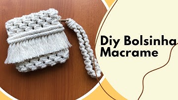 Diy Bolsinha Macrame #bag #職人技#craftsmanship #diy #macrame #мастерство#artesanato#tutorial