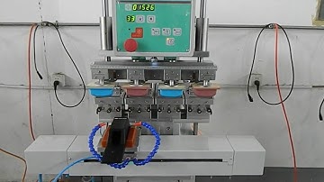 Shuttle pad printer China 4 color pad printer pad printing machine