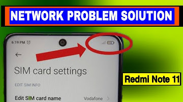 Redmi Note 11 Network Problem Solution! Redmi Note 11 is not getting network! Redmi Network