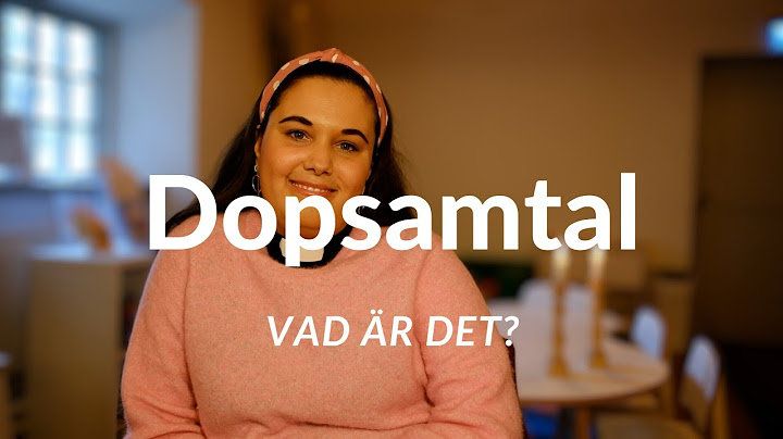 Dopsamtal - vad är det?