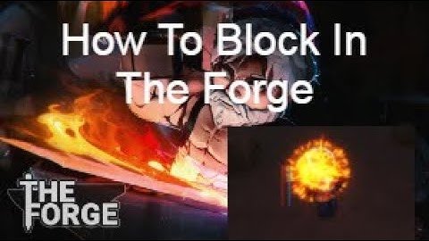 How To Block In The Forge Roblox