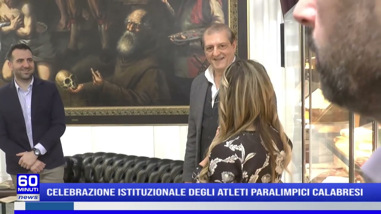 60 NEWS  | CELEBRAZIONE ISTITUZIONALE DEGLI ATLETI PARALIMPICI CALABRESI