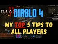 Diablo 4 top 5 tips all players must know