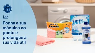 Limpe a sua máquina de lavar a roupa e mantenha-a em perfeito estado