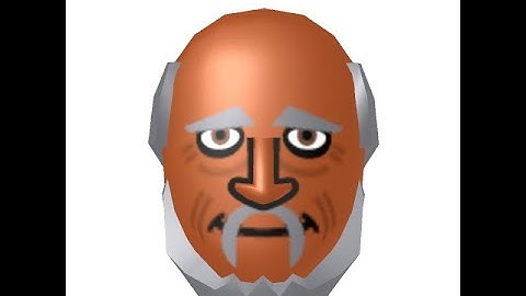 How to create Shin/Old David (Custom CPU Mii)