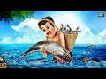    greedy fisherman  hindi stories  hindi animated storiess  hindi kahaniya