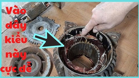 cách quấn mô tơ 3pha cực dễ /the easiest 3 phase motor winding