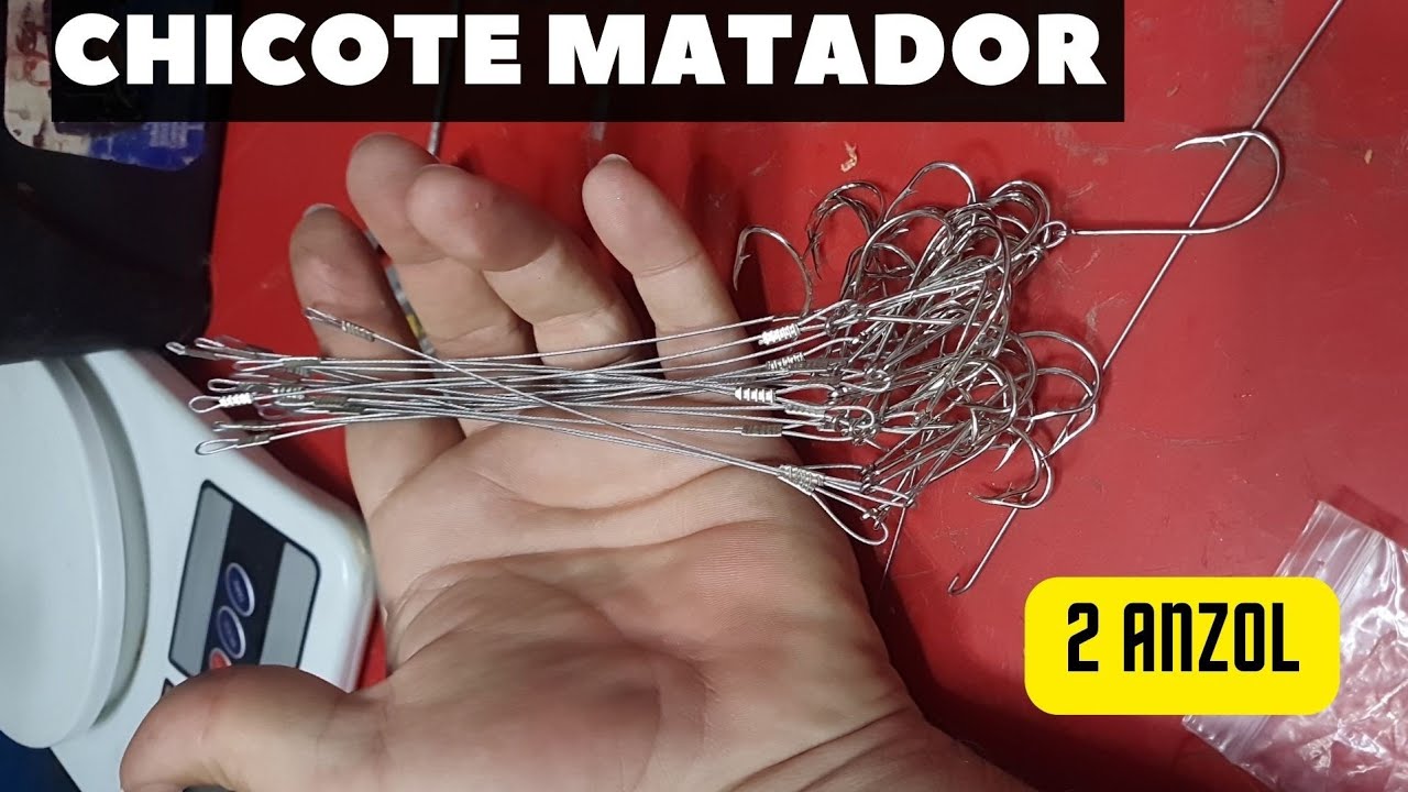 CHICOTE PARA PESCARIA DE ESPADA - ESSE PEGA MESMO !