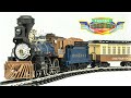 Vintage new bright gscale no 376 1997 electric model train set unboxing  review