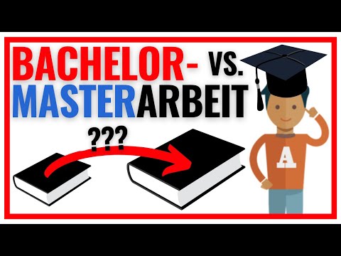 Der Unterschied zwischen Bachelorarbeit und Masterarbeit (wichtig!) 🎓