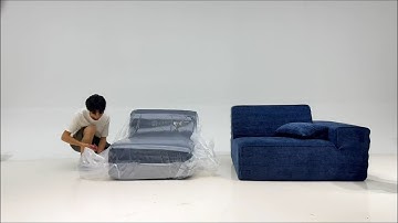 Compression sofa as know as vacuum-packed sofa and foam sofa, global door-to-door delivery service