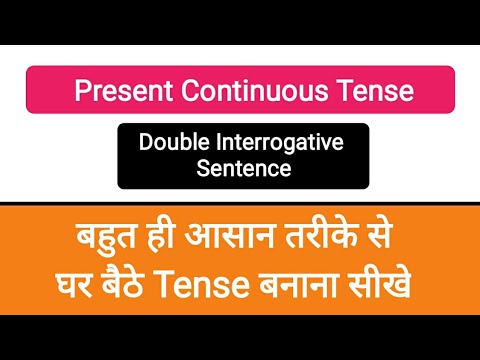 Present Continuous Tense (Double Interrogative Sentence) - YouTube