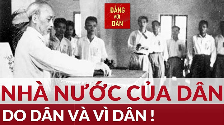 Nhân dân làm chủ là gì