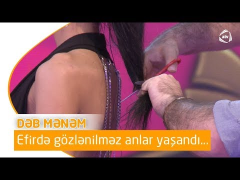 Efirdə gözlənilməz anlar yaşandı... (Dəb mənəm)