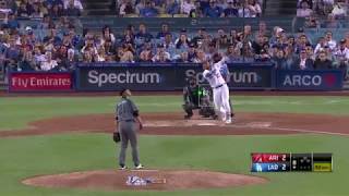 Justin Turner Go-Ahead Solo Home Run vs D-Backs | Dodgers vs D-Backs