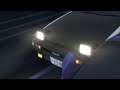 Initial D Fourth Stage - Takumi passes God Hand (60FPS)