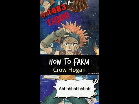 Yugioh Duel Links How To Farm Crow Hogan Success Rate 99