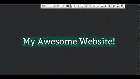 Breezi Tutorials - Create a Letter Press Effect on Text Elements (Part 2)