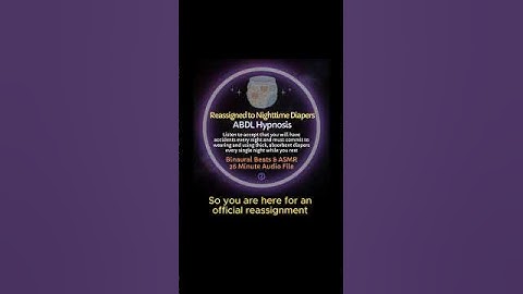 PREVIEW! HypnoCat Reassigned to Nighttime Diapers ABDL Hypnosis ASMR