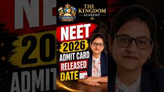 ReNEET Admit Card 2026 Kab Aayega? Latest Update 🚨 | The Kingdom Academy | #reneet